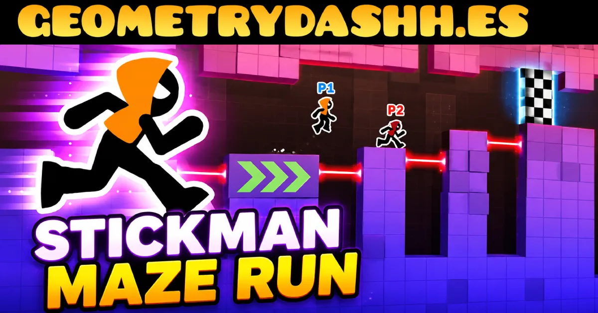 Stickman Maze Run