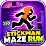 Stickman Maze Run