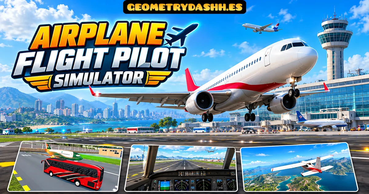 Airplane Flight Pilot Simulator